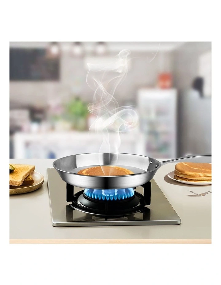 SOGA Stainless Steel Induction Fry Pan Set 24cm & 36cm image 6
