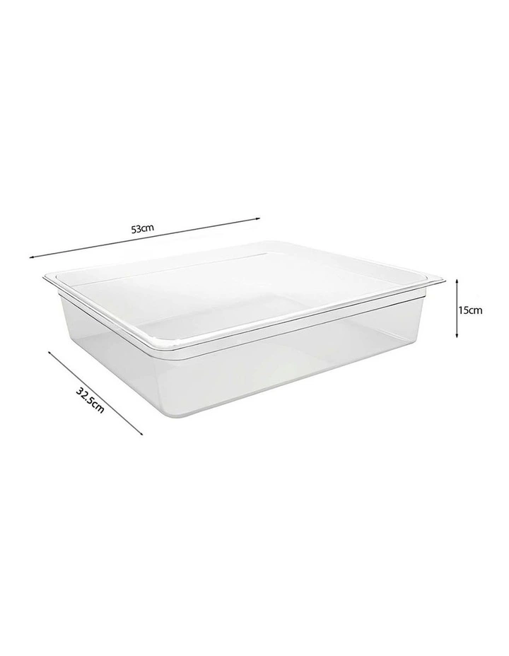 SOGA 150mm Clear Gastronorm GN Pan 1/1 Food Tray Storage image 5