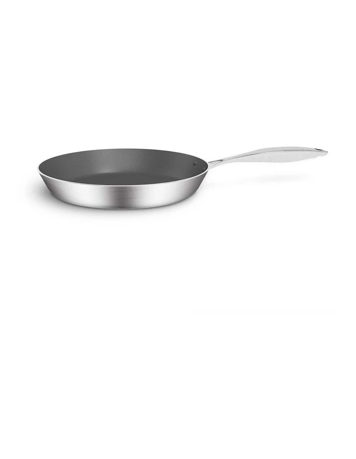 SOGA 4X Stainless Steel Fry Pan Frying Pan Induction FryPan Non Stick Interior Skillet image 3