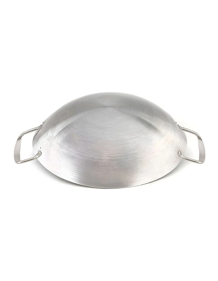 SOGA 3-Ply Stainless Steel Wok with Lid 42cm image 5