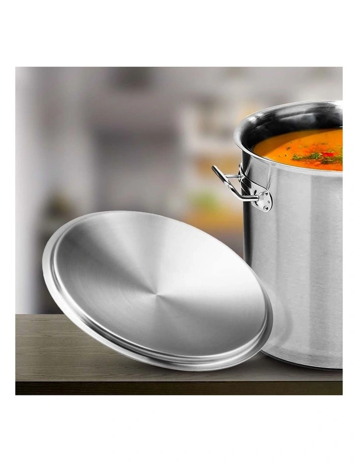 SOGA Stainless Steel Stock Pot 30cm Lid Only image 4