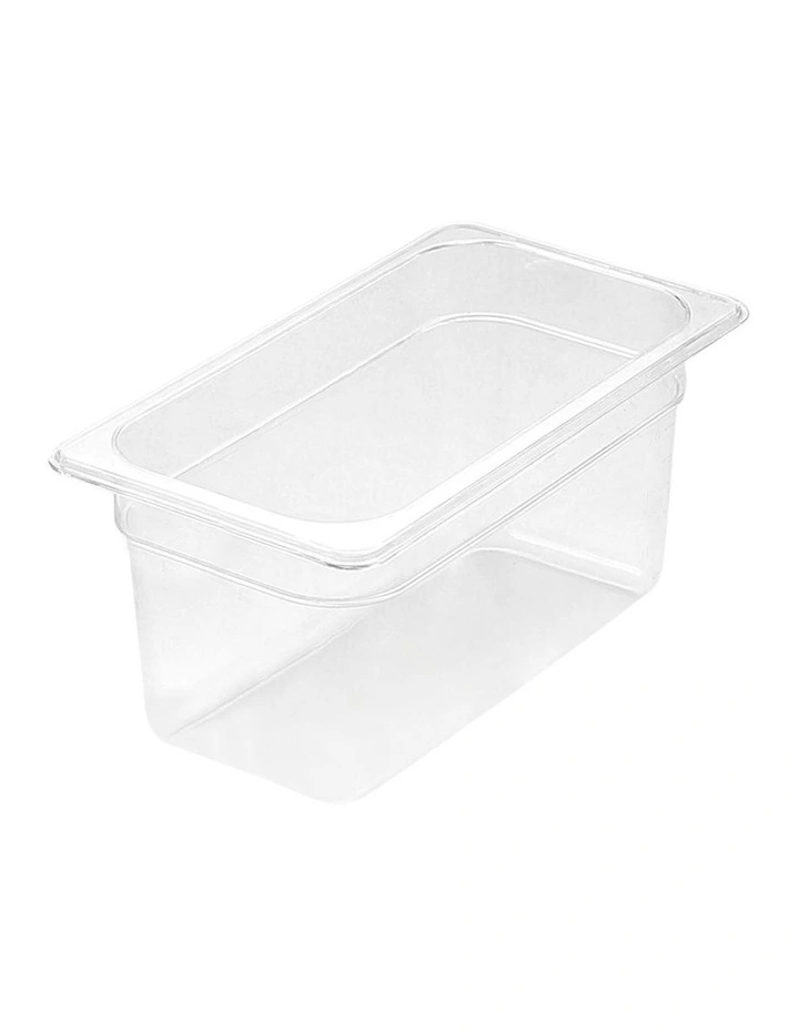SOGA 150mm Clear Gastronorm GN Pan 1/3 Food Tray Storage image 1