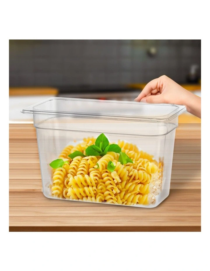SOGA 200mm Clear Gastronorm GN Pan 1/3 Food Tray Storage image 4
