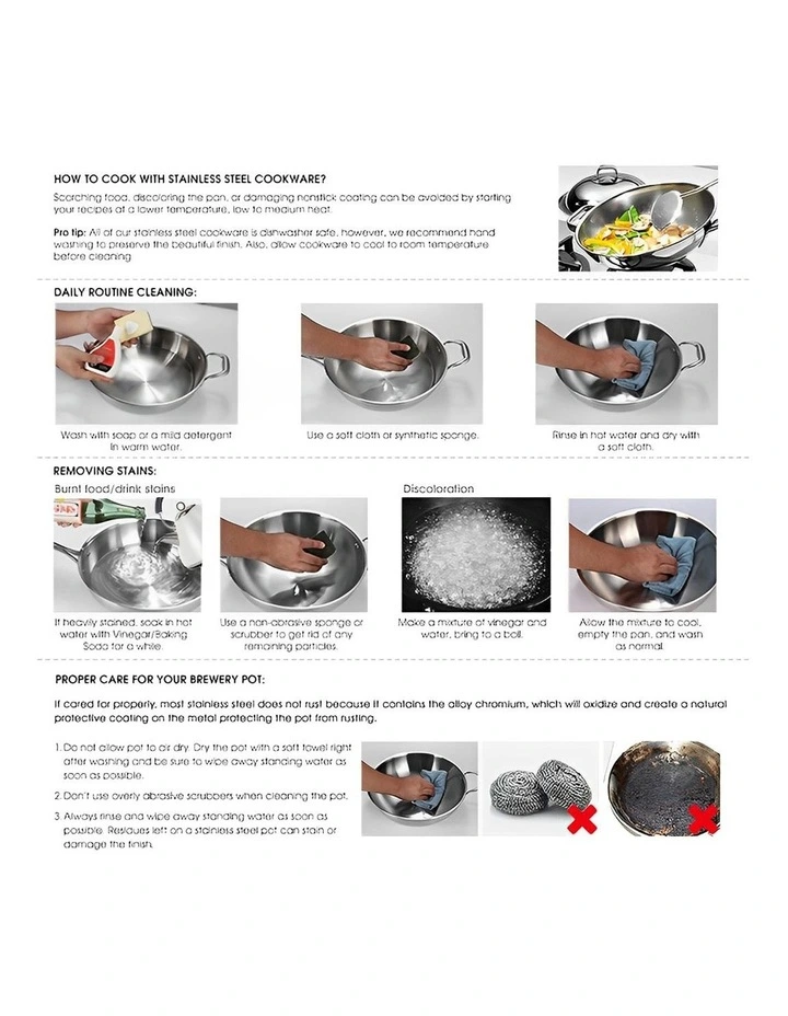 SOGA 18/10 Stainless Steel 98L Stock Pot with 71L Perforated Basket image 7