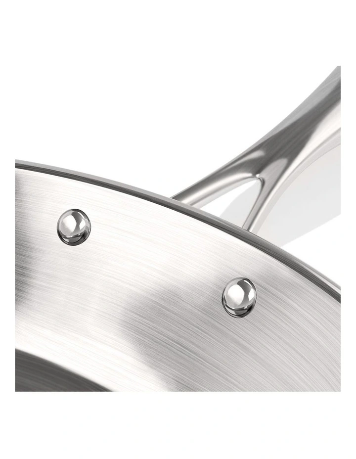 SOGA 3X Stainless Steel Fry Pan Induction Cooking Skillet Set image 6