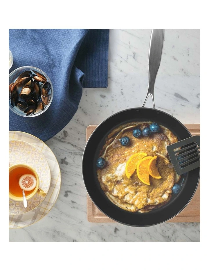 SOGA Stainless Steel Non-Stick Induction Fry Pan 28cm image 2