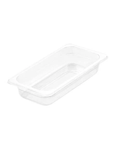 SOGA 65mm Clear Gastronorm GN Pan 1/3 Food Tray Storage