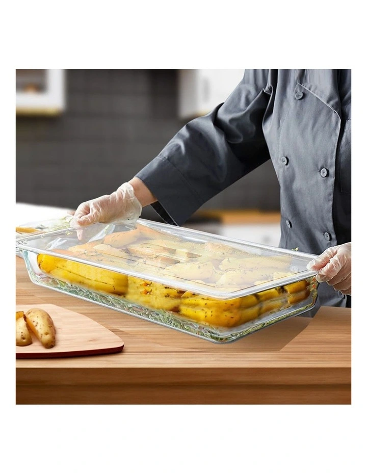 SOGA 150mm Clear Gastronorm GN Pan 1/1 Food Tray Storage with Lid image 6