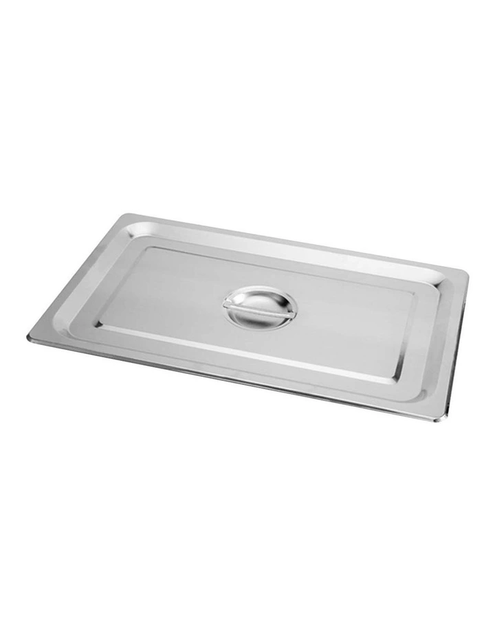 SOGA Stainless Steel Gastronorm Pan 1/1 65mm Deep with Lid image 3