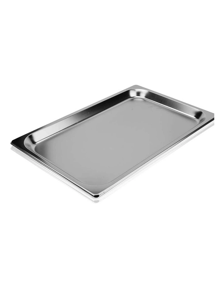 SOGA Stainless Steel Gastronorm Pan 1/1 65mm Deep with Lid image 4