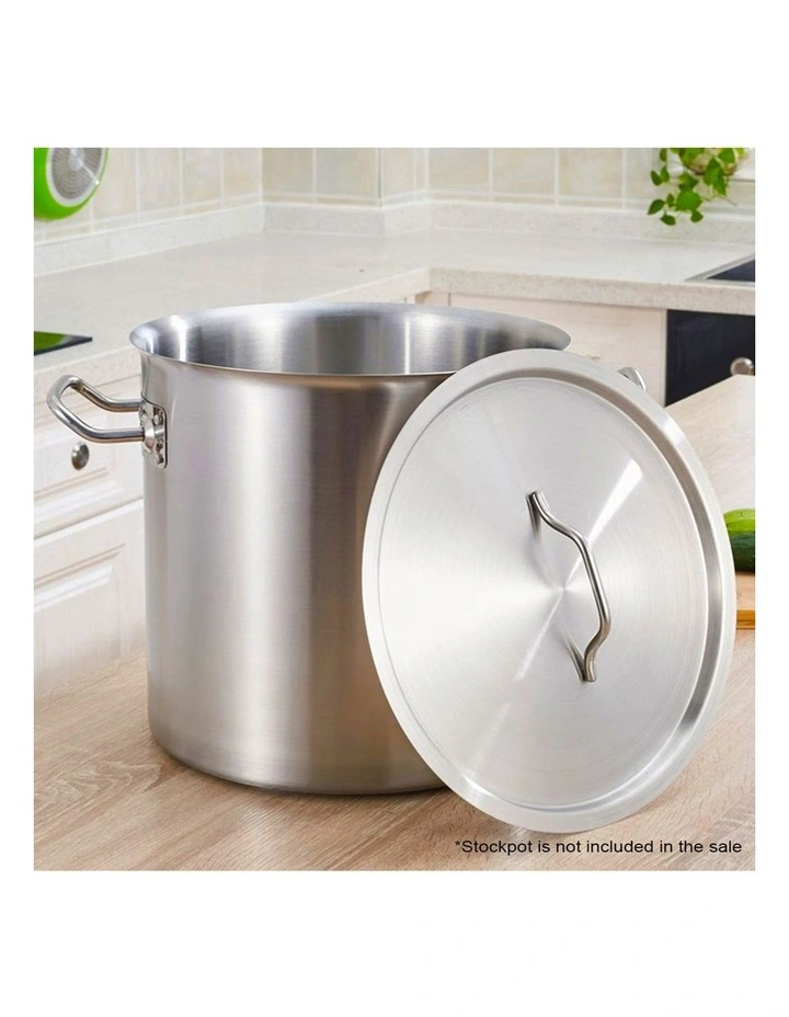 SOGA Stainless Steel Stock Pot 50cm Lid Only image 3