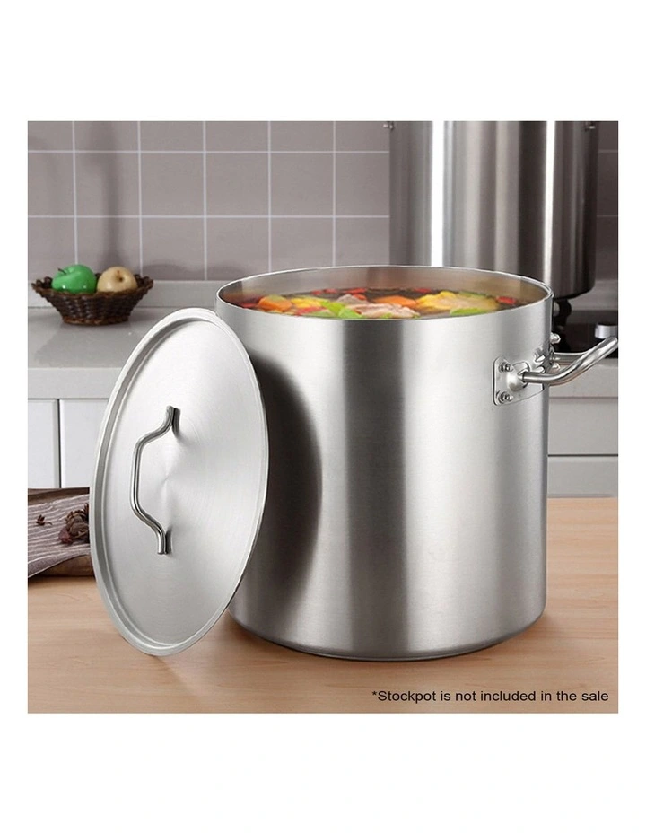 SOGA Stainless Steel Stock Pot 50cm Lid Only image 4
