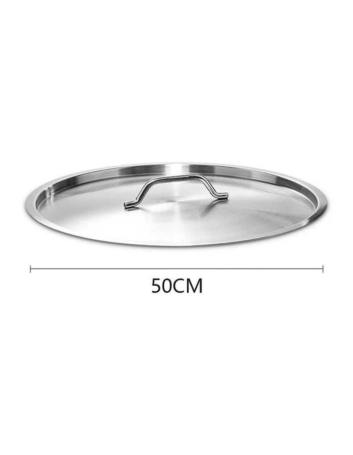 SOGA Stainless Steel Stock Pot 50cm Lid Only image 5