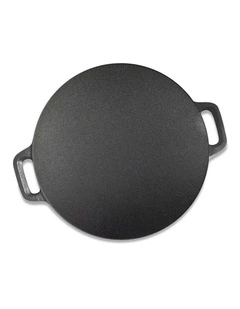 SOGA Cast Iron Induction Crepe Pan 42 x 37cm