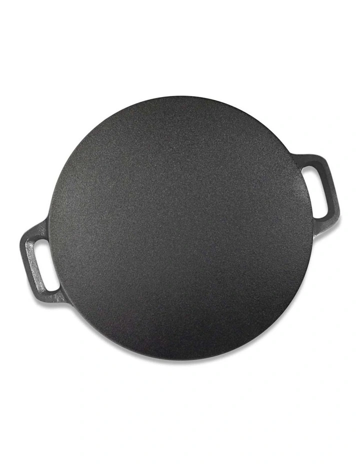 SOGA Cast Iron Induction Crepe Pan 42 x 37cm image 1