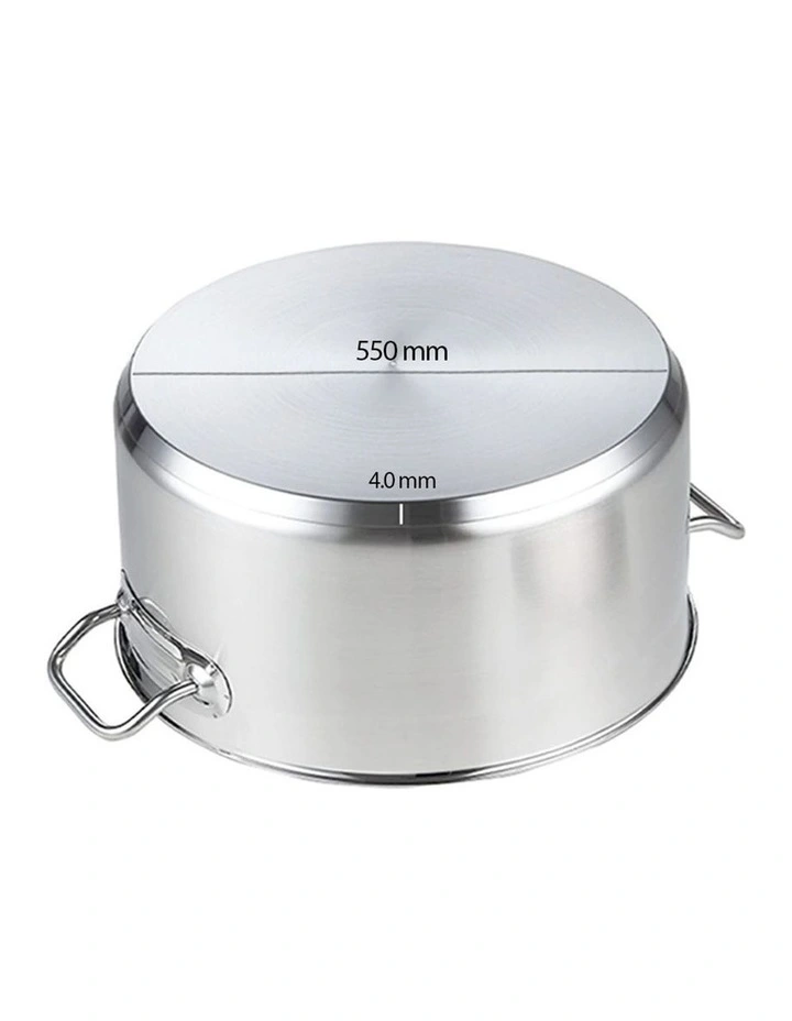 SOGA 18/10 Stainless Steel 83L Stock Pot image 4