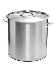 SOGA 18/10 Stainless Steel 55x60cm 143L Stock Pot