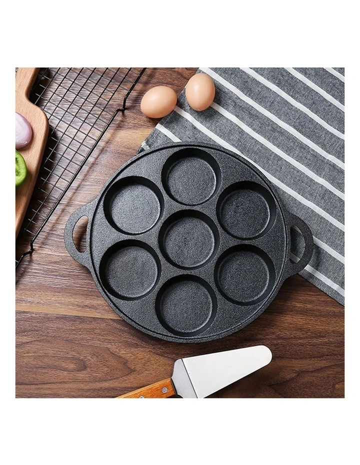 SOGA Cast Iron Takoyaki Fry Pan 31.5cm image 2