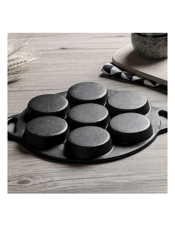 SOGA Cast Iron Takoyaki Fry Pan 31.5cm image 7