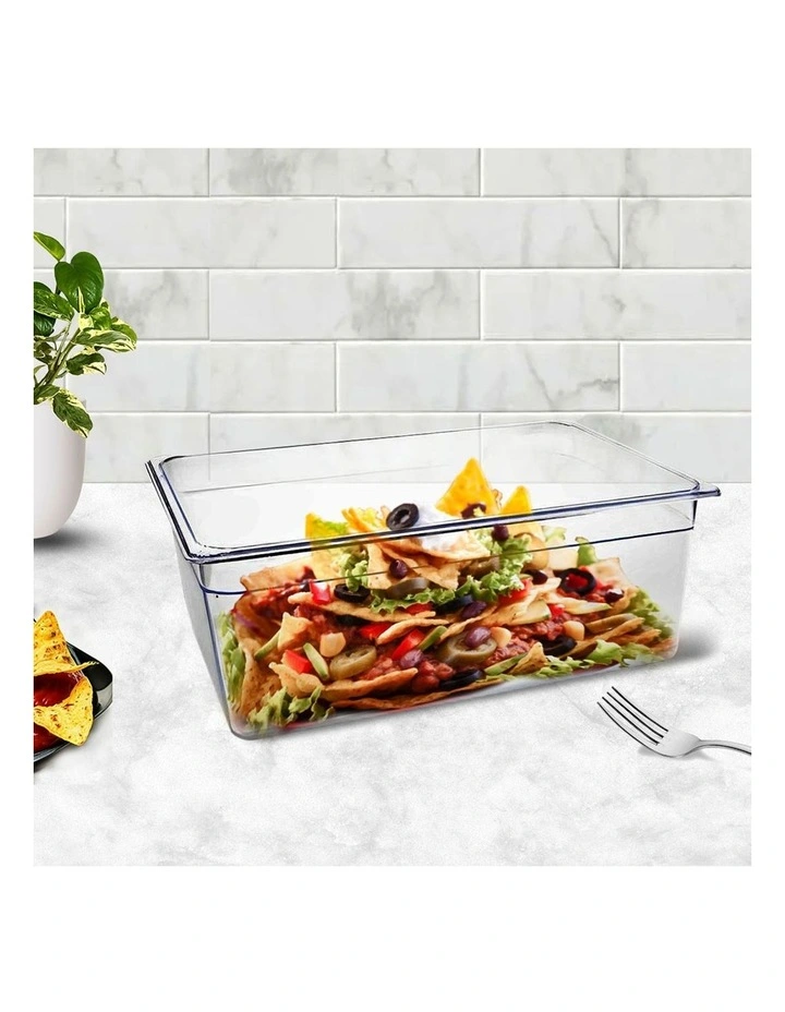 SOGA 200mm Clear Gastronorm GN Pan 1/1 Food Tray Storage image 3