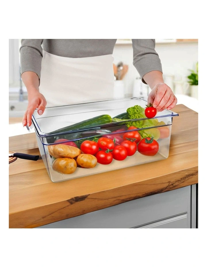 SOGA 200mm Clear Gastronorm GN Pan 1/1 Food Tray Storage image 4