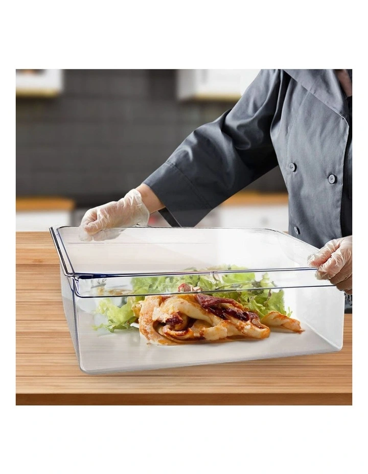 SOGA 200mm Clear Gastronorm GN Pan 1/1 Food Tray Storage image 6