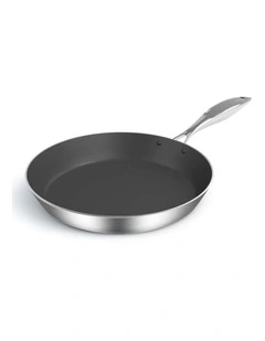 SOGA Stainless Steel Non-Stick Induction Fry Pan 30cm