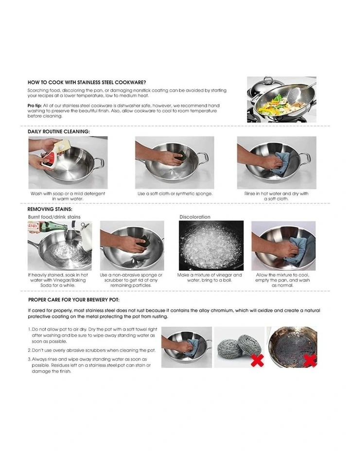 SOGA Stainless Steel Stock Pot 40cm Lid Only image 7
