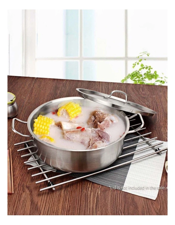 SOGA 18/10 Stainless Steel 113L Stock Pot Without Lid image 6
