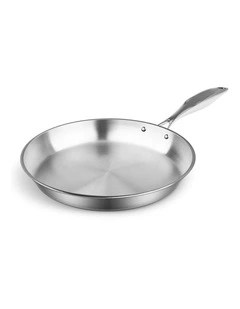 SOGA Stainless Steel Induction Fry Pan 24cm