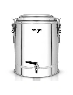 SOGA Stainless Steel Insulated Beverage Dispenser with Tap 40L