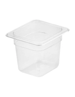 SOGA 150mm Clear Gastronorm GN Pan 1/6 Food Tray Storage