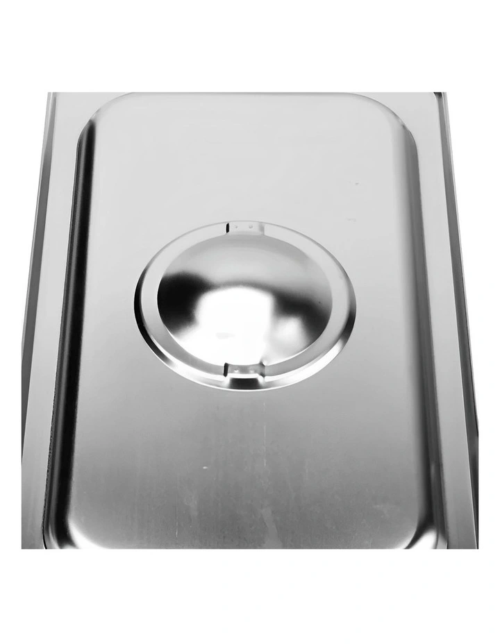 SOGA 2 Pack Stainless Steel Gastronorm Pan Lids 1/3 image 3