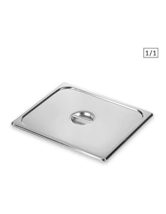 SOGA Stainless Steel Gastronorm Pan Lid 1/1