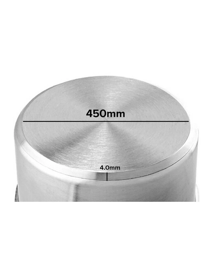 SOGA 18/10 Stainless Steel 44L Stock Pot Without Lid image 4