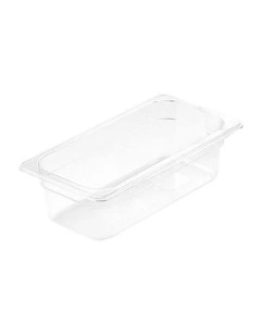 SOGA 100mm Clear Gastronorm GN Pan 1/3 Food Tray Storage