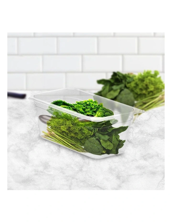 SOGA 100mm Clear Gastronorm GN Pan 1/3 Food Tray Storage image 3