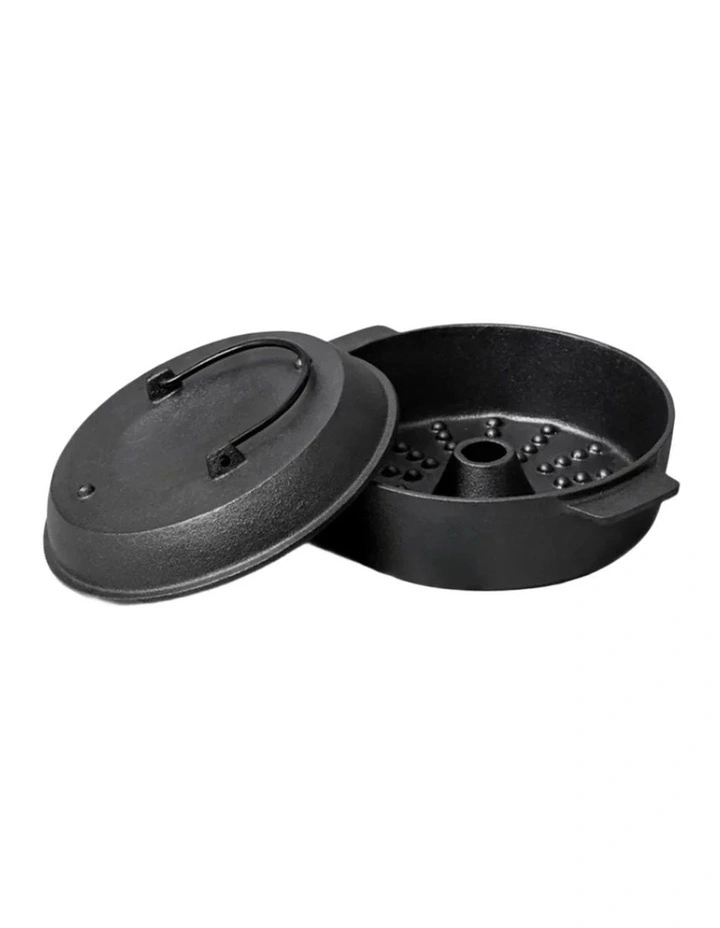 SOGA Cast Iron Dutch Oven Pre-Seasoned Pot 28cm image 1