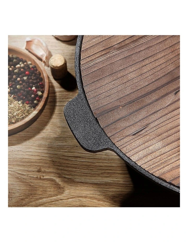 SOGA 2X 31cm Commercial Cast Iron Wok image 4