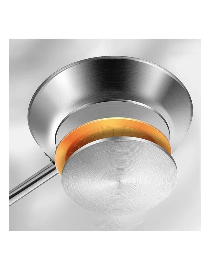 SOGA 2X 26cm Stainless Steel Saucepans with Glass Lid & Helper Handle image 6