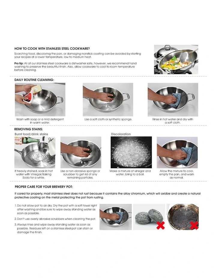 SOGA 18/10 Stainless 113L Steel Stock Pot image 5
