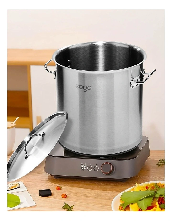 SOGA 18/10 Stainless Steel 60x70cm 198L Stock Pot image 2
