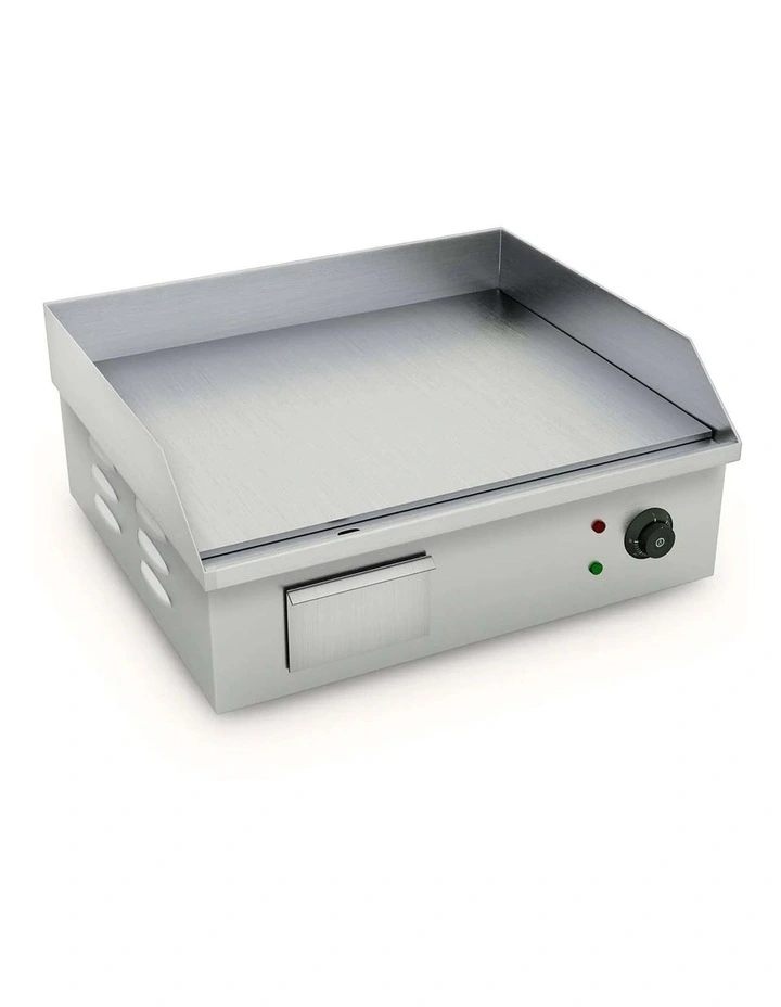 SOGA 2200W Commercial Electric Flat Griddle - Stainless Steel image 1