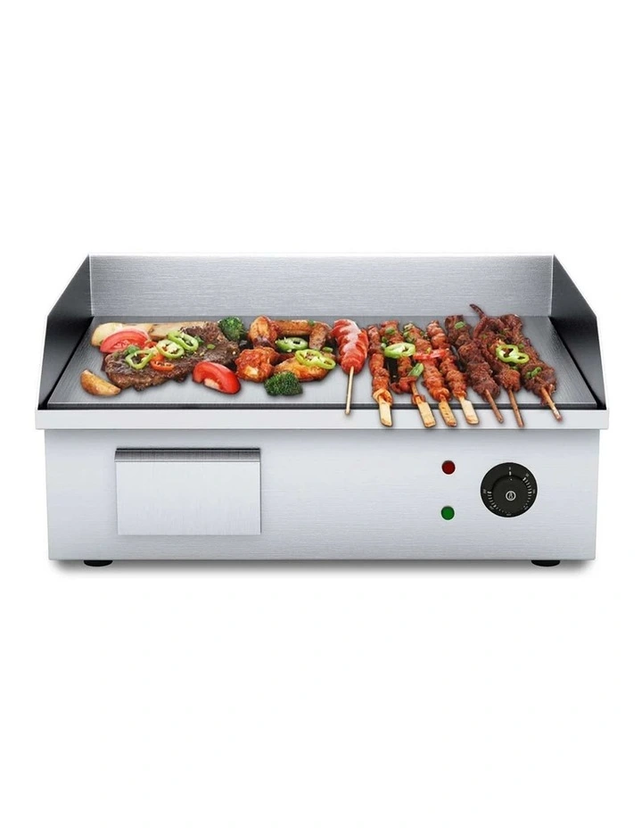 SOGA 2200W Commercial Electric Flat Griddle - Stainless Steel image 2
