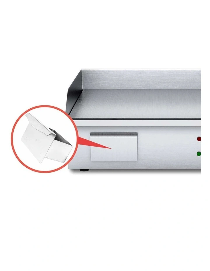 SOGA 2200W Commercial Electric Flat Griddle - Stainless Steel image 5