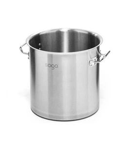 SOGA 18/10 Stainless Steel 25L Stock Pot Without Lid