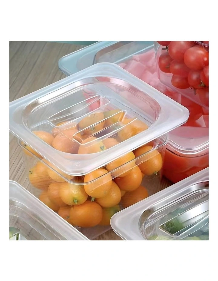 SOGA Clear Gastronorm 1/6 GN Lid Food Tray Top Cover image 4