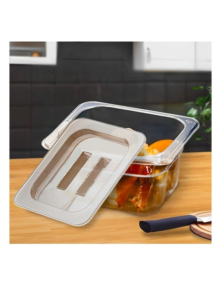 SOGA Clear Gastronorm 1/6 GN Lid Food Tray Top Cover image 6