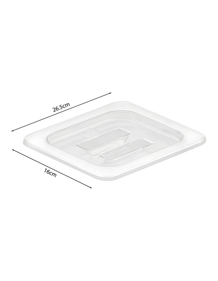 SOGA Clear Gastronorm 1/6 GN Lid Food Tray Top Cover image 7