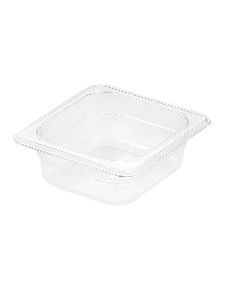 SOGA 65mm Clear Gastronorm GN Pan 1/6 Food Tray Storage image 1